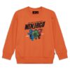 LEGO Суитшърт Ninjago 11010944 Оранжев Regular Fit цвят на ниска цена