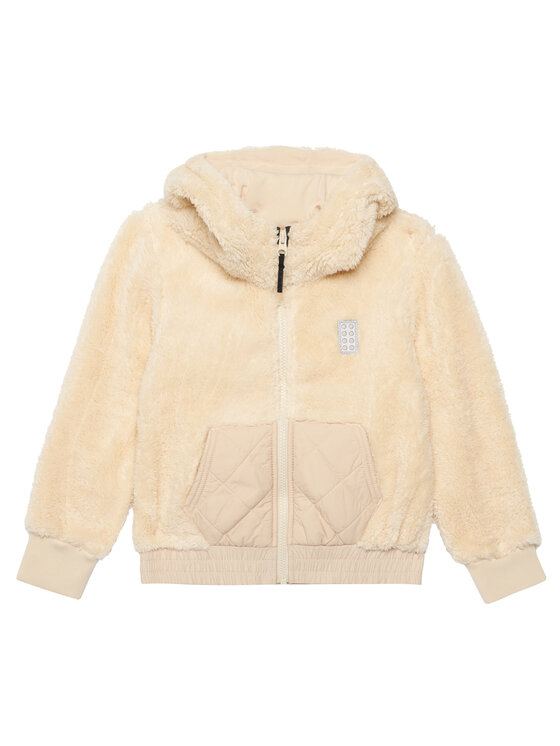 LEGO Суитшърт Saipal 11010612 Бежов Regular Fit цвят на ниска цена