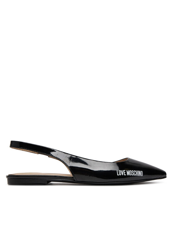 LOVE MOSCHINO Балеринки JA11021G1MIH0000 Черен цвят на ниска цена