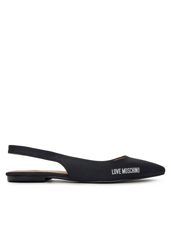 LOVE MOSCHINO Балеринки JA11021G1MIM0000 Черен цвят на ниска цена
