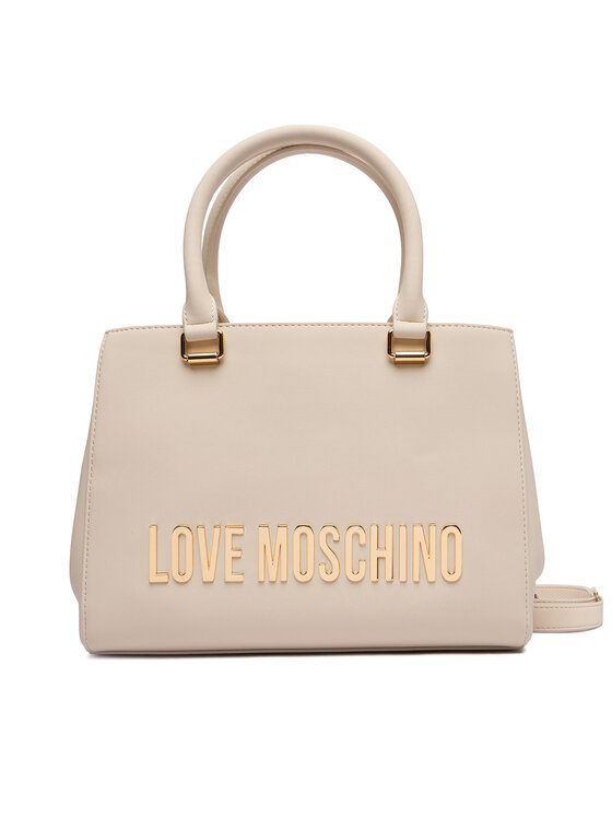 LOVE MOSCHINO Дамска чанта JC4022PP0NKD0110 Екрю цвят на ниска цена