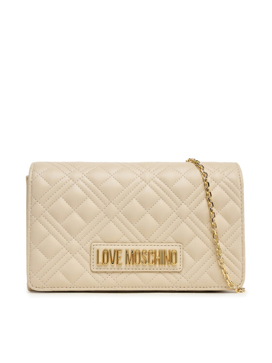LOVE MOSCHINO Дамска чанта JC4079PP1NLA0110 Екрю цвят на ниска цена
