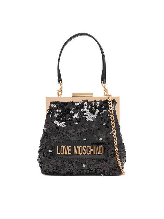LOVE MOSCHINO Дамска чанта JC4146PP0NKK100A Черен цвят на ниска цена