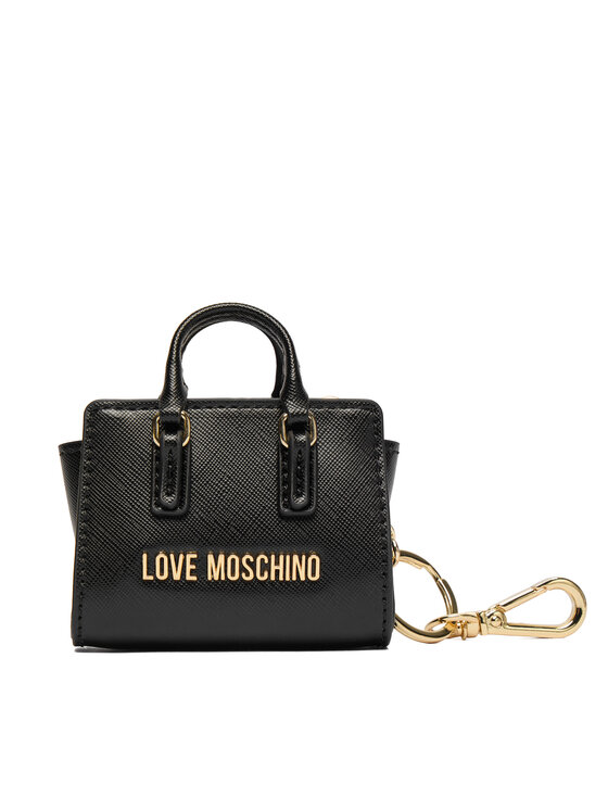 LOVE MOSCHINO Калъф за ключове JC5411PP0NKZ0000 Черен цвят на ниска цена
