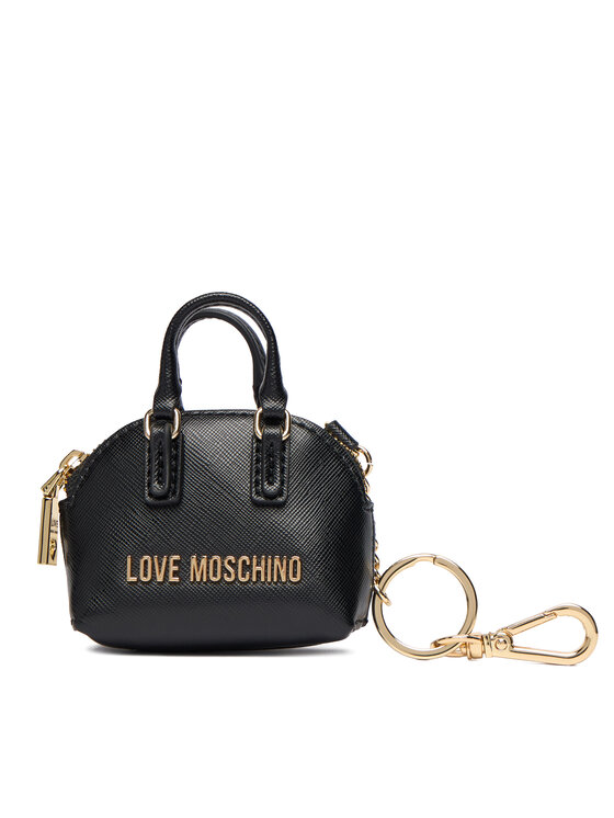 LOVE MOSCHINO Калъф за ключове JC5412PP0NKZ0000 Черен цвят на ниска цена