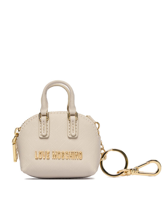 LOVE MOSCHINO Калъф за ключове JC5412PP0NKZ0110 Екрю цвят на ниска цена