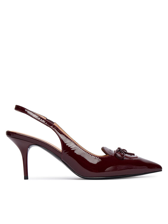 LOVE MOSCHINO Обувки на ток JA10517G0NIH0556 Бордо цвят на ниска цена