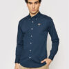 La Martina Риза CCMC02 PP003 Тъмносин Slim Fit цвят на ниска цена