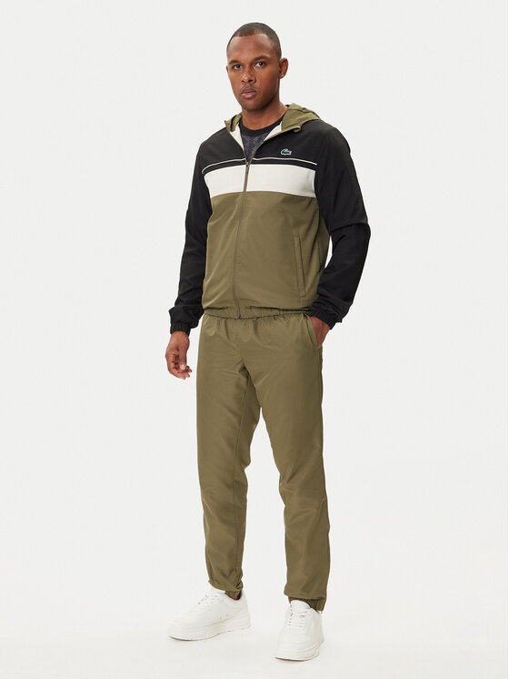 Lacoste Анцуг WH2661 Каки Regular Fit цвят на ниска цена