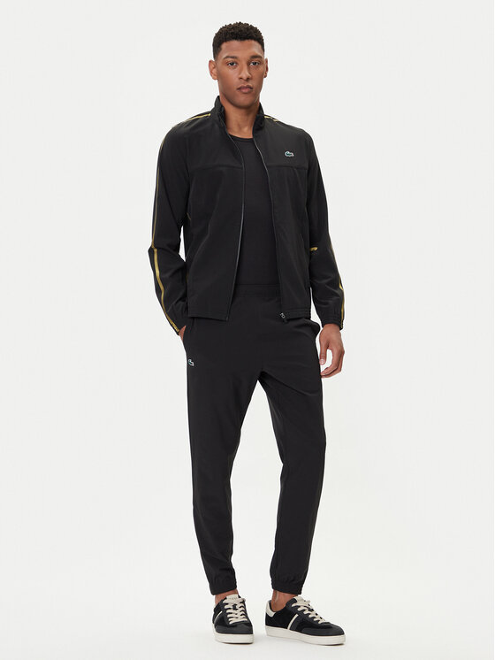 Lacoste Анцуг WH4752 Черен Regular Fit цвят на ниска цена