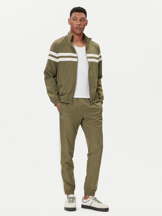 Lacoste Анцуг WH4766 Зелен Regular Fit цвят на ниска цена