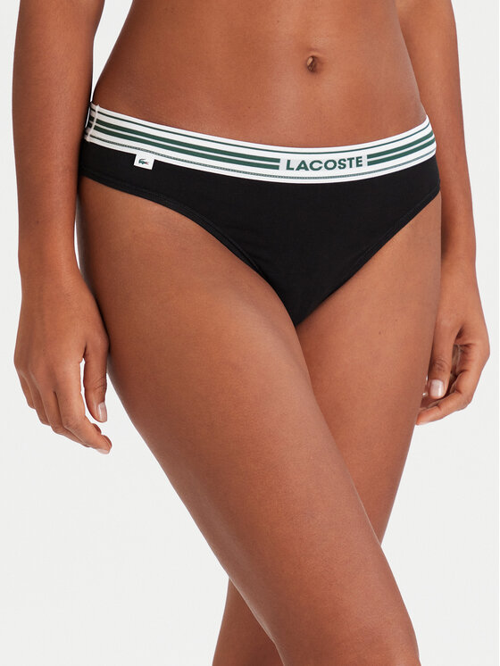 Lacoste Бикини тип прашка 8F5198 Черен цвят на ниска цена