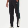 Lacoste Долнище анцуг XH5923 Черен Regular Fit цвят на ниска цена