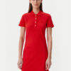 Lacoste Ежедневна рокля EF5473 Червен Slim Fit цвят на ниска цена