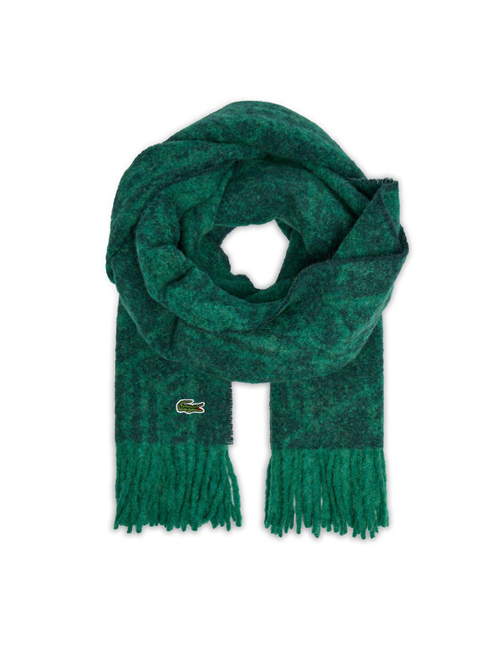 Lacoste Зимен шал RE0804 Зелен цвят на ниска цена