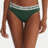 Lacoste Класически дамски бикини 8F1333 Зелен цвят на ниска цена