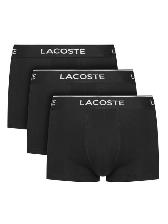 Lacoste Комплект боксерки 5H3389 Черен цвят на ниска цена