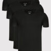 Lacoste Комплект тениски TH3321 Черен Slim Fit цвят на ниска цена
