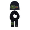 Lacoste Комплект шал и шапка RB1515-00 Тъмносин цвят на ниска цена
