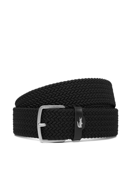 Lacoste Мъжки колан RC4100 Черен цвят на ниска цена