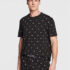 Lacoste Пижама 4H3304 Черен Regular Fit цвят на ниска цена