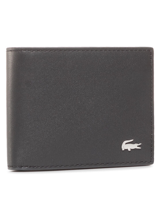 Lacoste Портфейл S Slim Billfold Id Slot NH1407FG Черен цвят на ниска цена