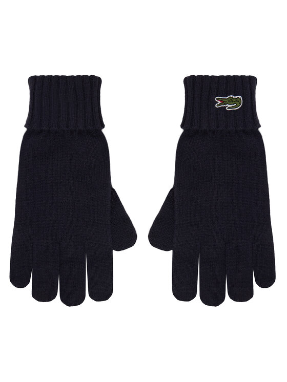 Lacoste Ръкавици RV0452 Тъмносин цвят на ниска цена