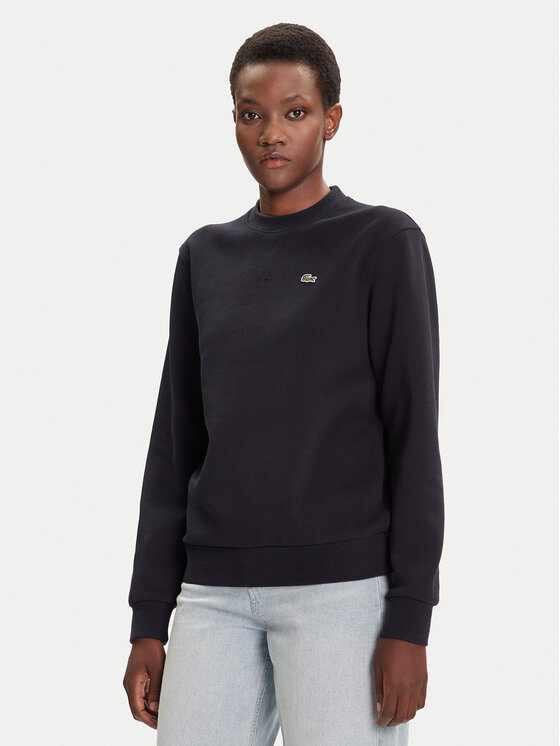 Lacoste Суитшърт SF5245 Тъмносин Relaxed Fit цвят на ниска цена