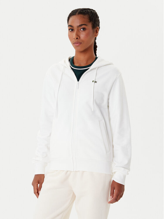 Lacoste Суитшърт SF5256 Екрю Regular Fit цвят на ниска цена