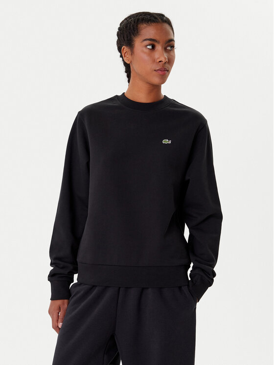 Lacoste Суитшърт SF5270 Черен Regular Fit цвят на ниска цена