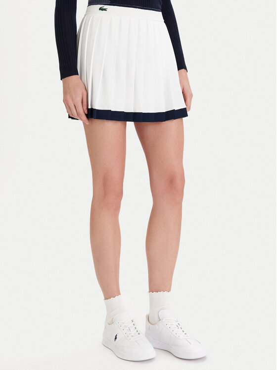 Lacoste Тенис пола JF8576 Бял Regular Fit цвят на ниска цена