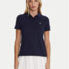 Lacoste Тениска с яка и копчета PF7839 Тъмносин Classic Fit цвят на ниска цена