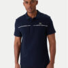 Lacoste Тениска с яка и копчета PH9863 Тъмносин Regular Fit цвят на ниска цена