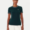 Lacoste Тишърт TF5289 Зелен Slim Fit цвят на ниска цена