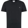 Lacoste Тишърт TH2036 Черен Regular Fit цвят на ниска цена