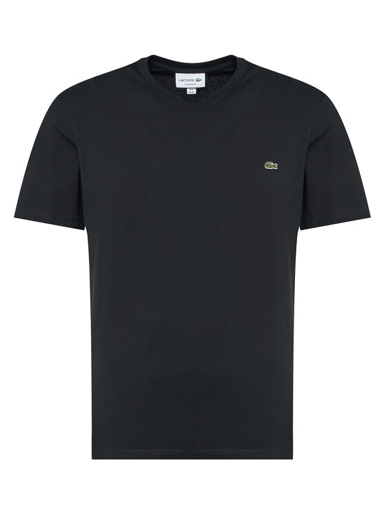 Lacoste Тишърт TH2036 Черен Regular Fit цвят на ниска цена