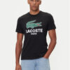 Lacoste Тишърт TH5634 Черен Regular Fit цвят на ниска цена