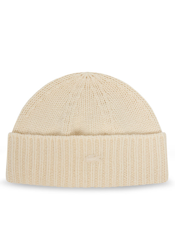 Lacoste Шапка RB4163 Екрю цвят на ниска цена