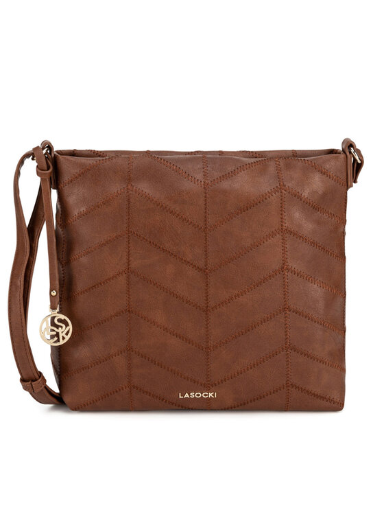 Lasocki Дамска чанта C-LSK-K-019-06 Кафяв цвят на ниска цена