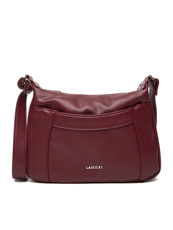 Lasocki Дамска чанта C-LSK-L-009-08 Бордо цвят на ниска цена
