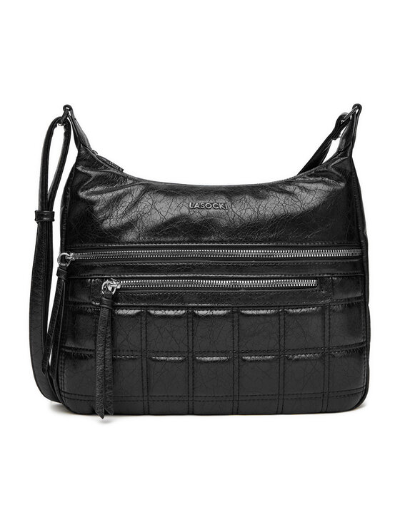 Lasocki Дамска чанта C-LSK-L-010-08 Черен цвят на ниска цена