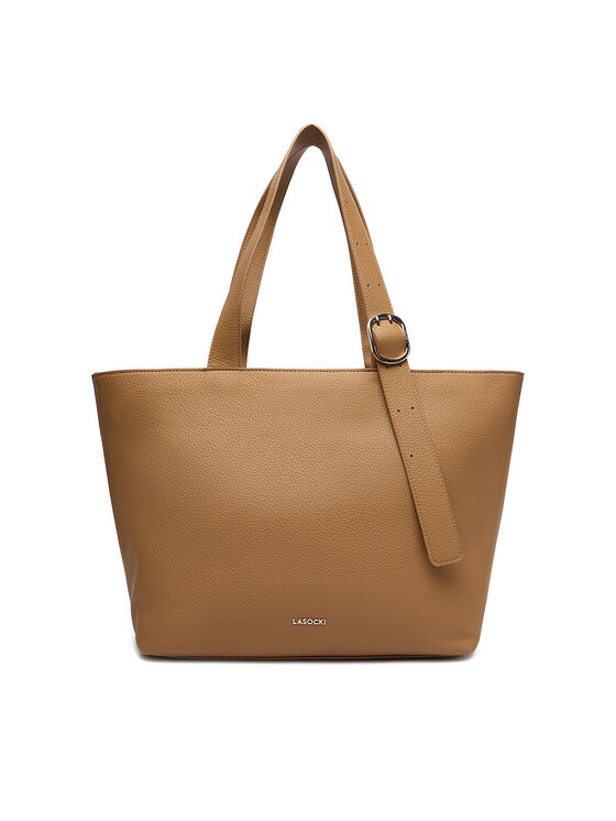 Lasocki Дамска чанта C-LSK-L-012-08 Бежов цвят на ниска цена