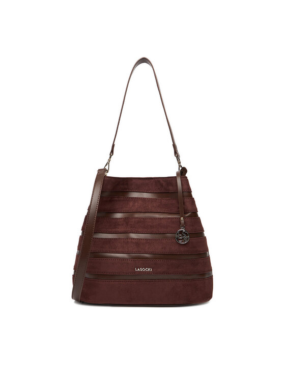 Lasocki Дамска чанта C-LSK-L-013-08 Бордо цвят на ниска цена