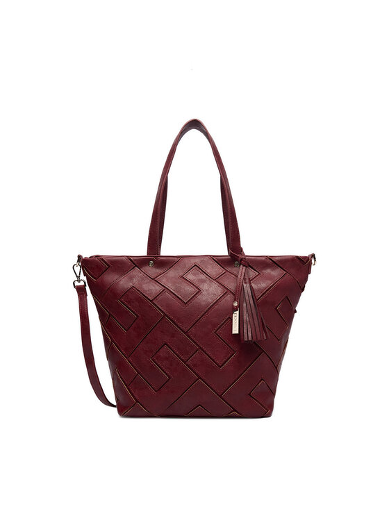 Lasocki Дамска чанта C-MLP-E-025-05 Бордо цвят на ниска цена