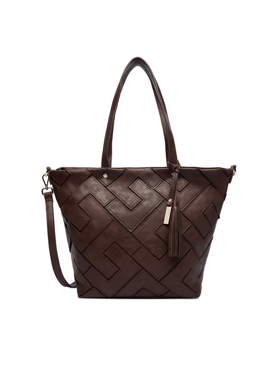 Lasocki Дамска чанта C-MLP-E-025-05 Кафяв цвят на ниска цена