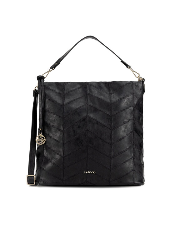 Lasocki Дамска чанта LSK-K-020-06 Черен цвят на ниска цена