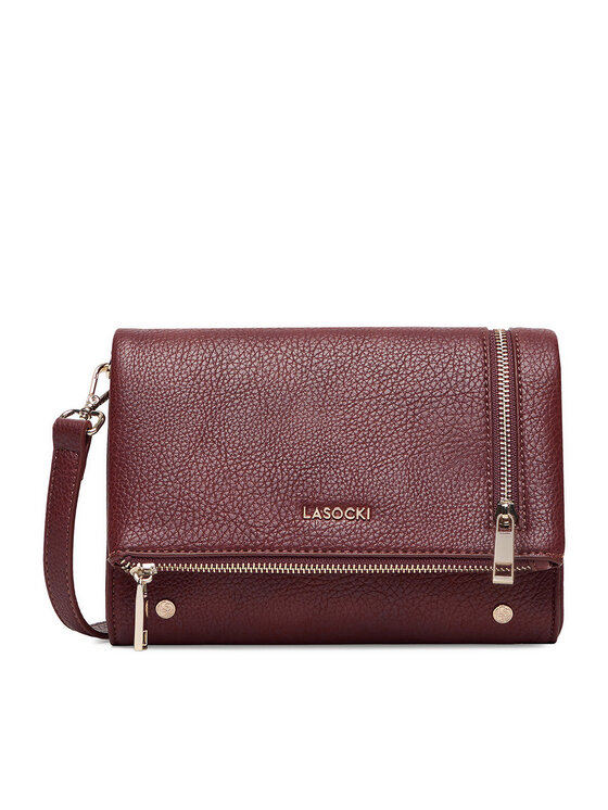 Lasocki Дамска чанта LSK-K-028-06 Бордо цвят на ниска цена