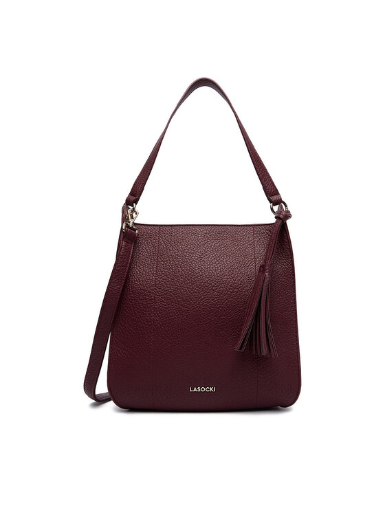 Lasocki Дамска чанта LSK-K-029-06 Бордо цвят на ниска цена