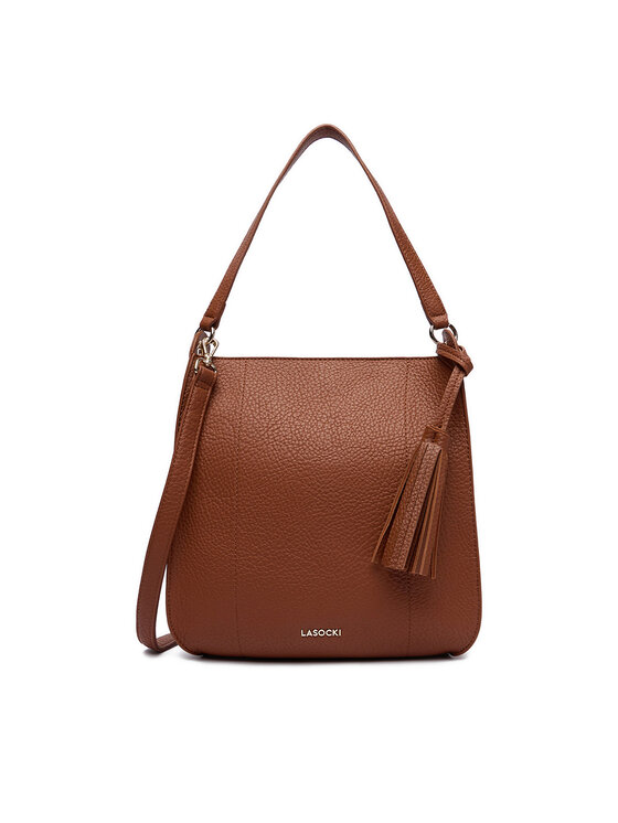 Lasocki Дамска чанта LSK-K-029-06 Кафяв цвят на ниска цена