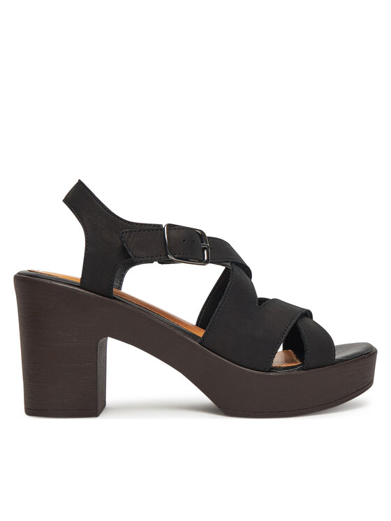 Lasocki Сандали EST-2027-01 Черен цвят на ниска цена